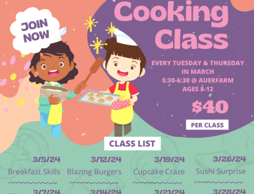 Auerfarm Introduces Exciting Kids Cooking Classes with Resident Chef Kristiann