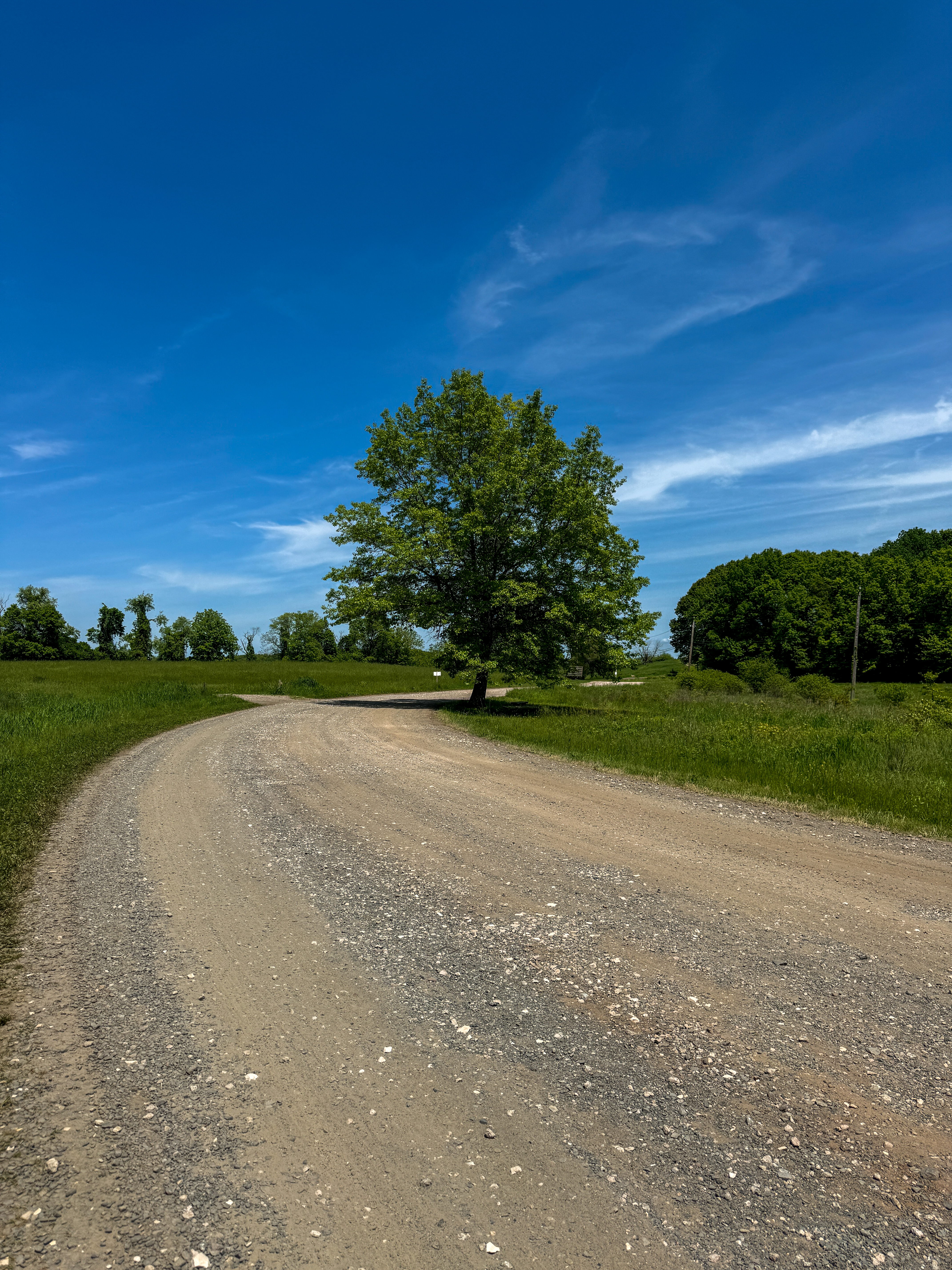 gravel road