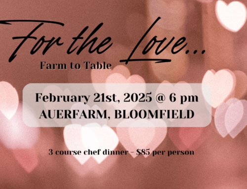 Press Release: Auerfarm Presents “For The Love”: A Valentine-Inspired Farm-to-Table Dinner Experience